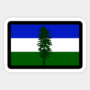 Cascadia Doug Flag Sticker